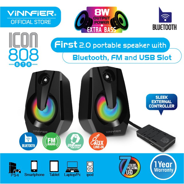 speaker with fm and usb