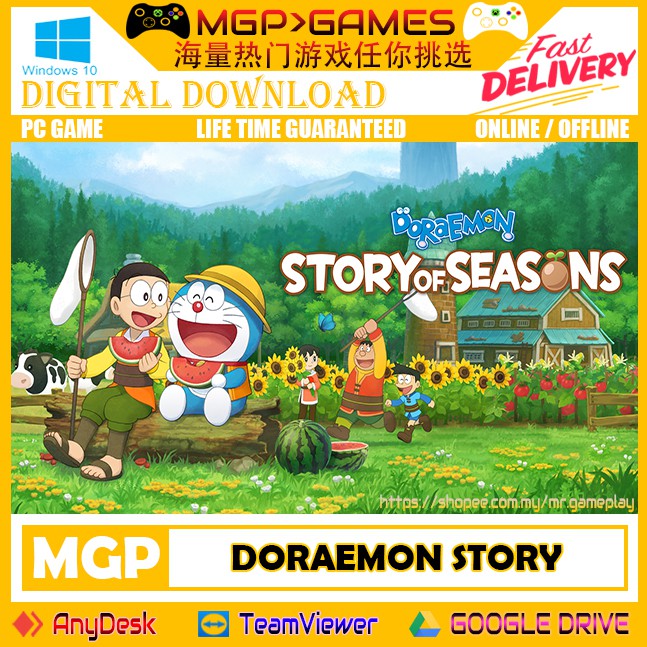 Doraemon Story Of Seasons Latest Dlc Pc Digital Download Offline Google Drive Shopee Malaysia