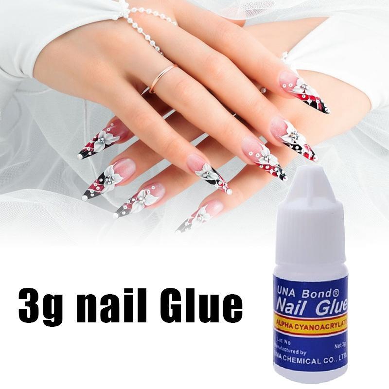 Nail Glue 5pcs DIY Clear False Tips Acrylic Nail Art Remove Cleaner |  Shopee Malaysia