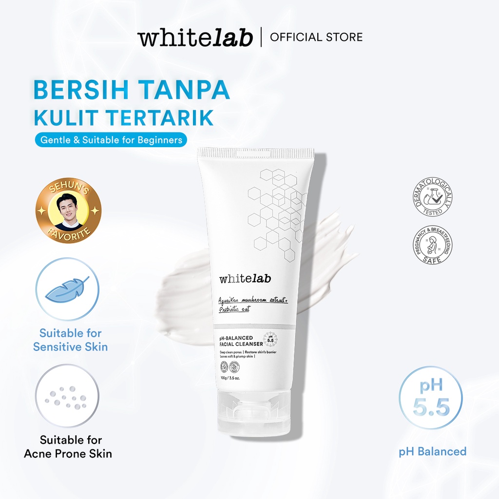 Whitelab pH-Balanced Facial Cleanser - Balanced Face Wash Soap For ...