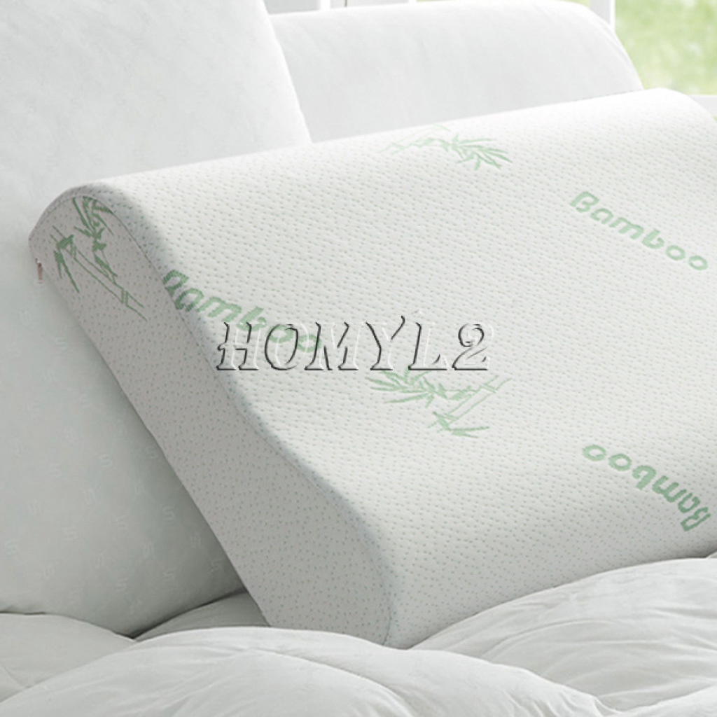 Slowly Roboun Bamboo Fiber Bedroom Pillow Bedding Bed Pillow Neck
