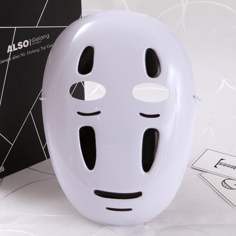 Spirited Away Kaonashi no face man mask costume cosplay ghost hantu |  Shopee Malaysia