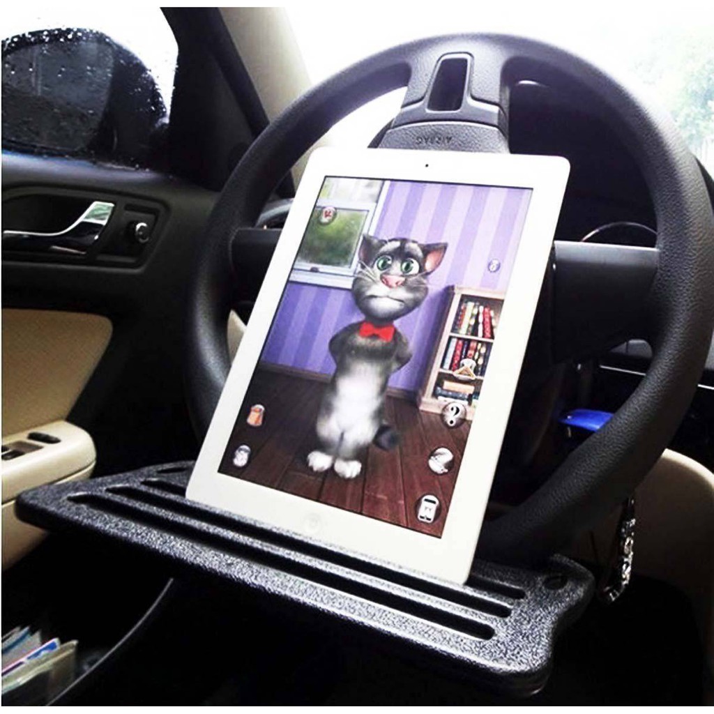 Laptop Tray Table Stand Steering Wheel Eating Mount Car Travel