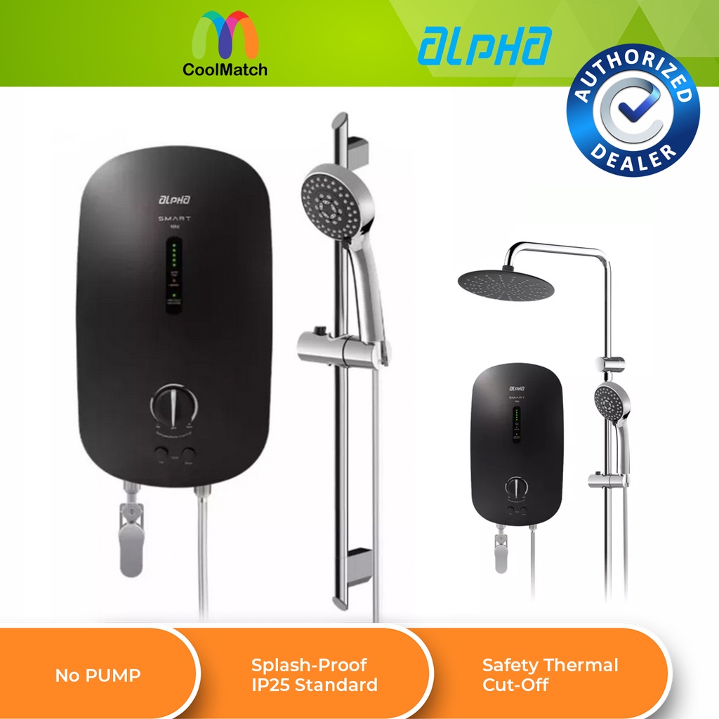 ALPHA INSTANT WATER HEATER WITHOUT PUMP SMART SERIES Shopee Malaysia