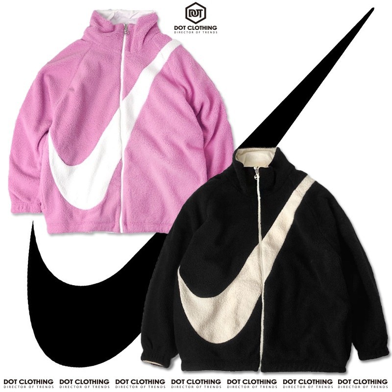 nike big swoosh sherpa