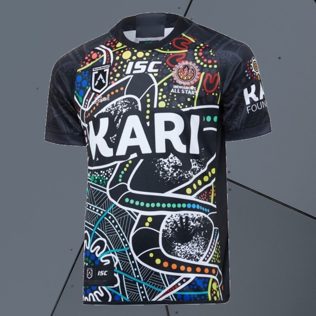 Top Quality Indigenous All Star Nrl Rugby Jersey 2019 Shopee Malaysia