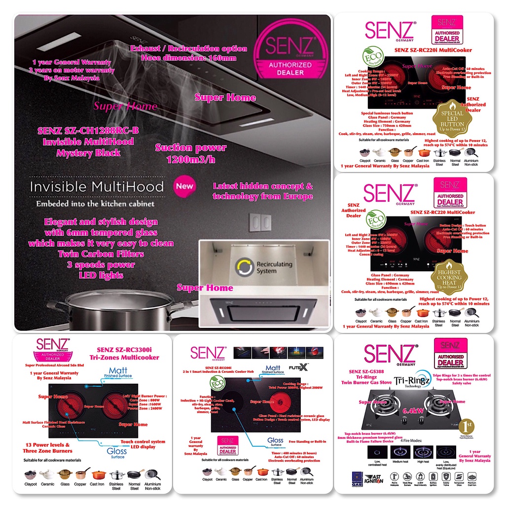 senz invisible multihood