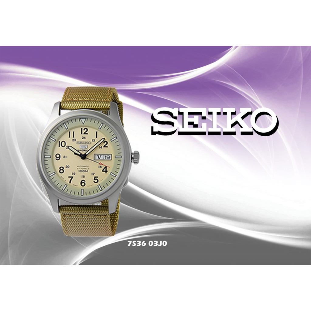 Seiko 5 Automatic Watch 7S36-03J0 | Shopee Malaysia