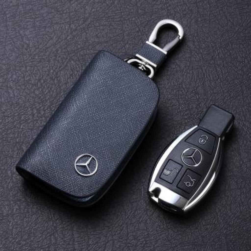 mercedes leather key cover