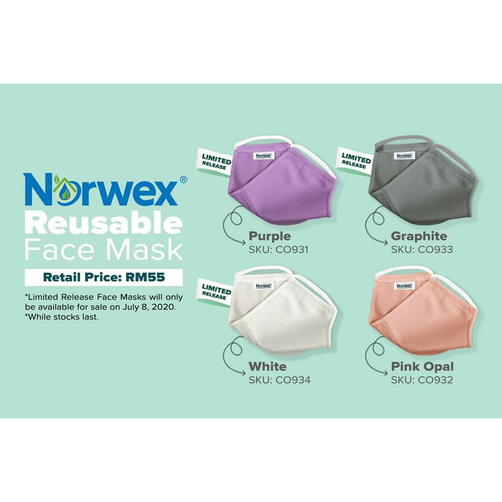 Norwex Reusable Face Mask *Ready Stock* Shopee Malaysia
