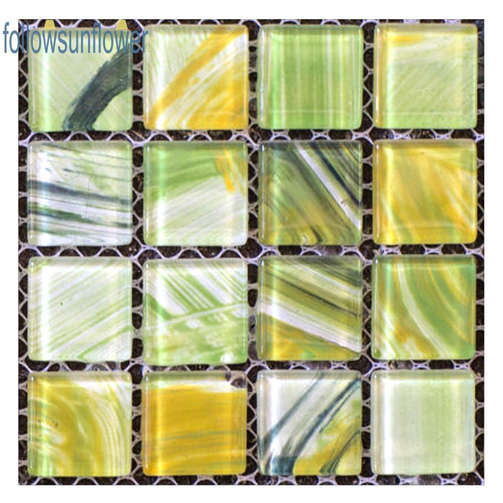 20pcs//set DIY Waterproof Self Adhesive 3D Wall Stickers Mosaic Tile Decal Decor