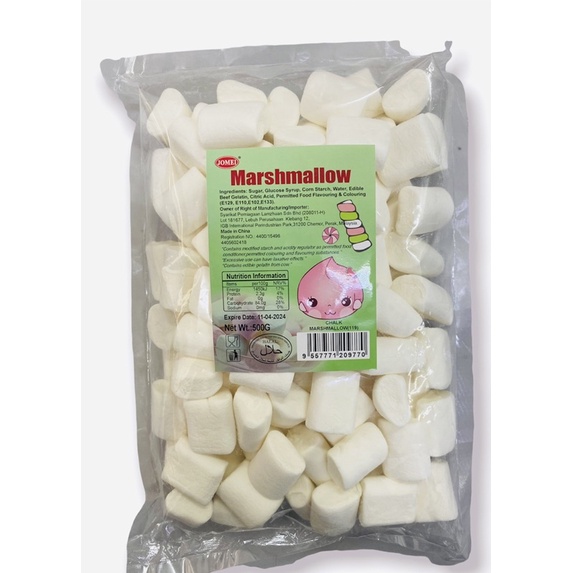 Plain White Marshmallow 500g Halal Shopee Malaysia