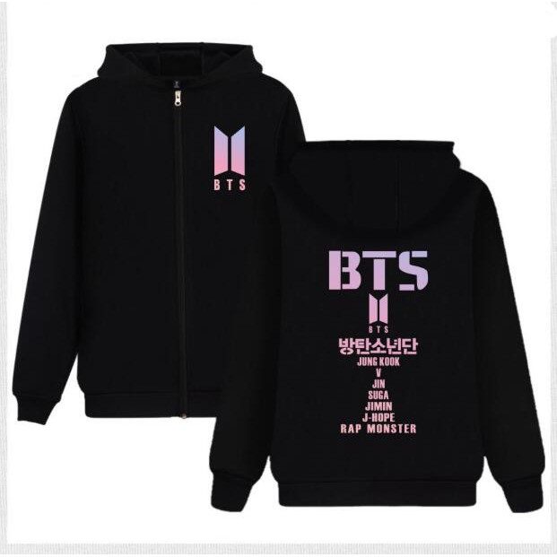 bts zipper jacket