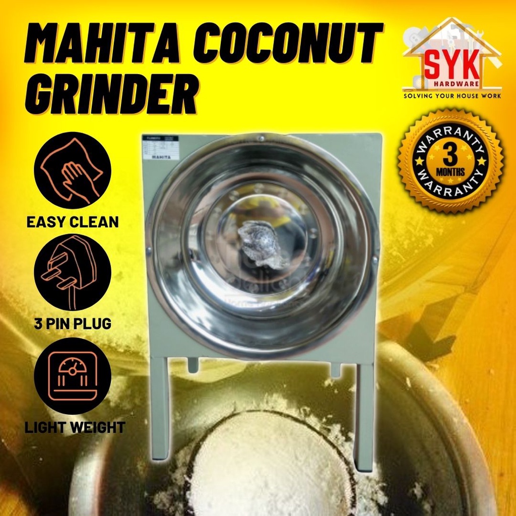 SYK MAHITA Fujimoto YZB120-4 Coconut Grinder Machine Coconut Scraper Machine Coconut Grater Mesin Kelapa Pemarut Kelapa