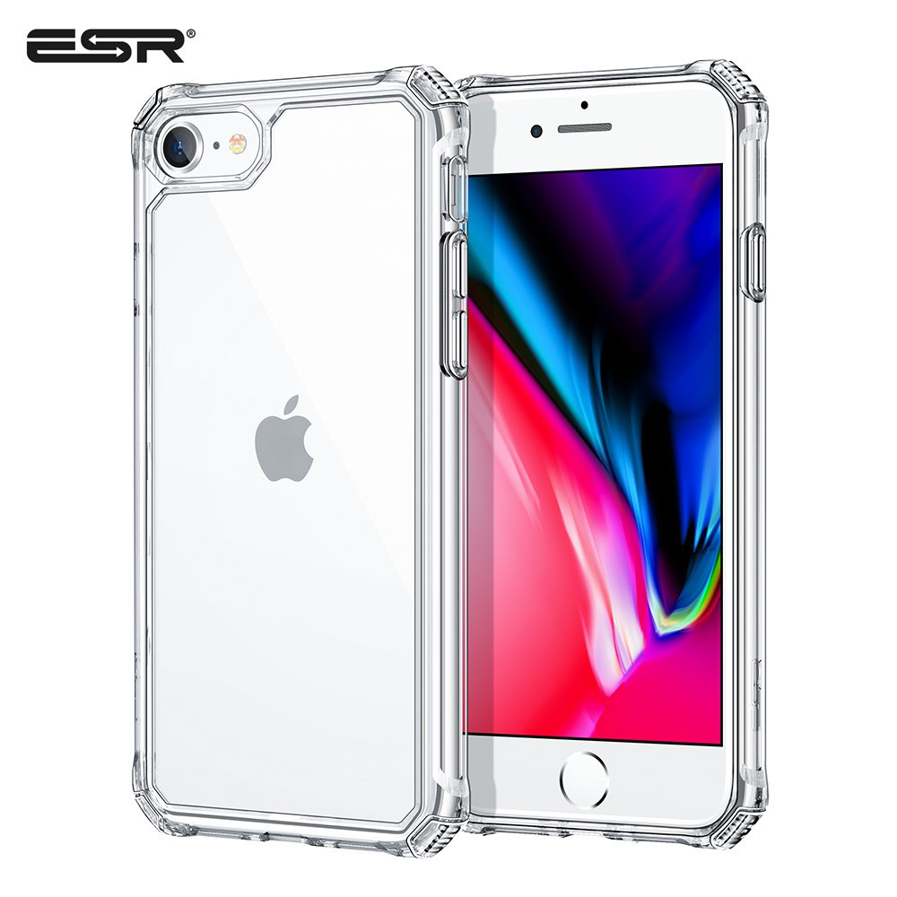 Esr Iphone Se 2 Case Shock Absorbent Reinforced Drop Protection Cover For Iphone Se 2 8 7 Hard Pc Back With Flexible Tpu Frame Case Air Armor Clear Protective Case Shopee Malaysia
