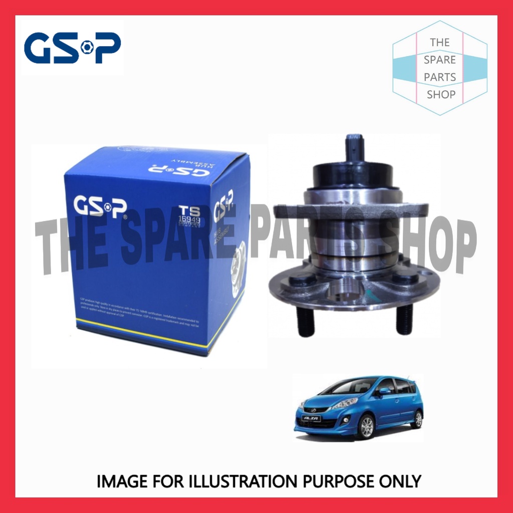 PERODUA ALZA REAR WHEEL BEARING HUB GSP (9400352-GSP) | Shopee Malaysia