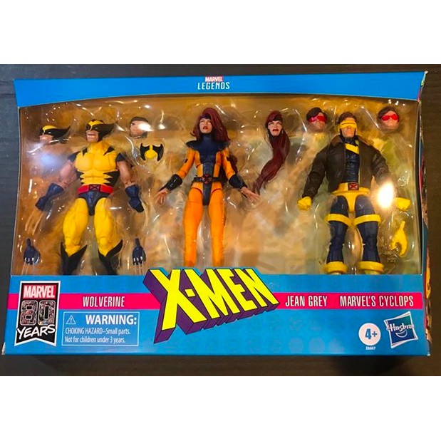 marvel legends x men 3 pack