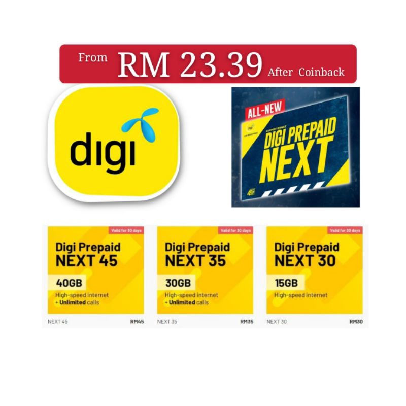 Digi Prepaid Top Up Card Mobile Phones Gadgets Mobile Gadget Accessories Sim Cards On Carousell