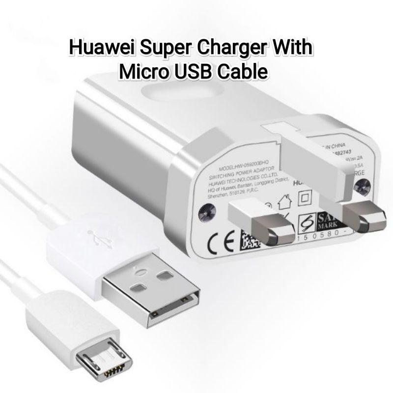 Huawei Super Charger With Micro USB Cable Huawei Honor Fast Charge