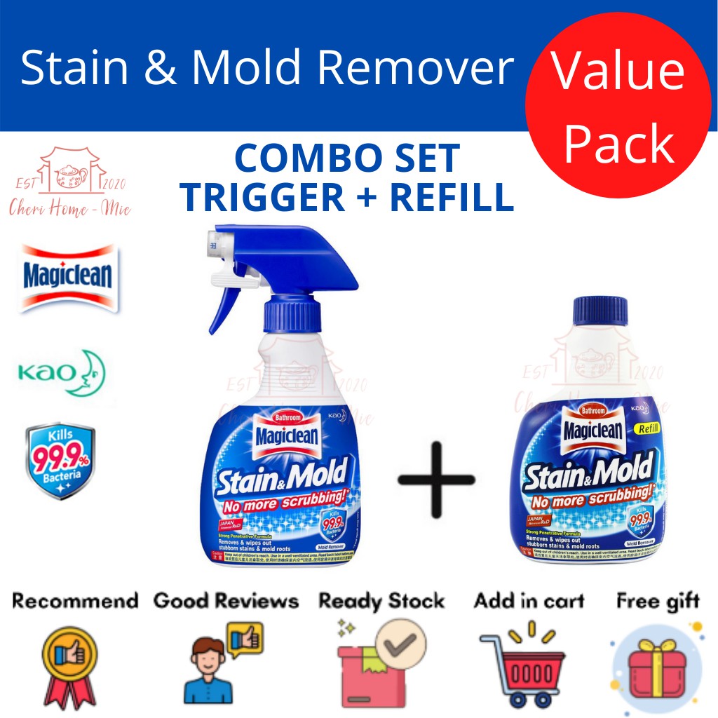 Kao Magiclean Stain & Mold Remover Trigger & Refill 400ml 除霉剂