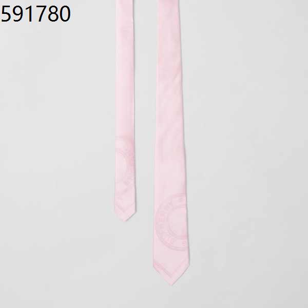 New] BURBERRY modern cut logo pattern jacquard silk tie 80447621 | Shopee