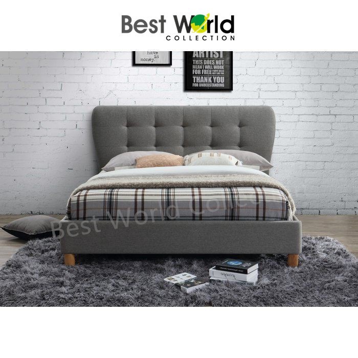 Best Hadley Cf 8824 Fabric Queen Bed, Hadley Upholstered Panel Bed King