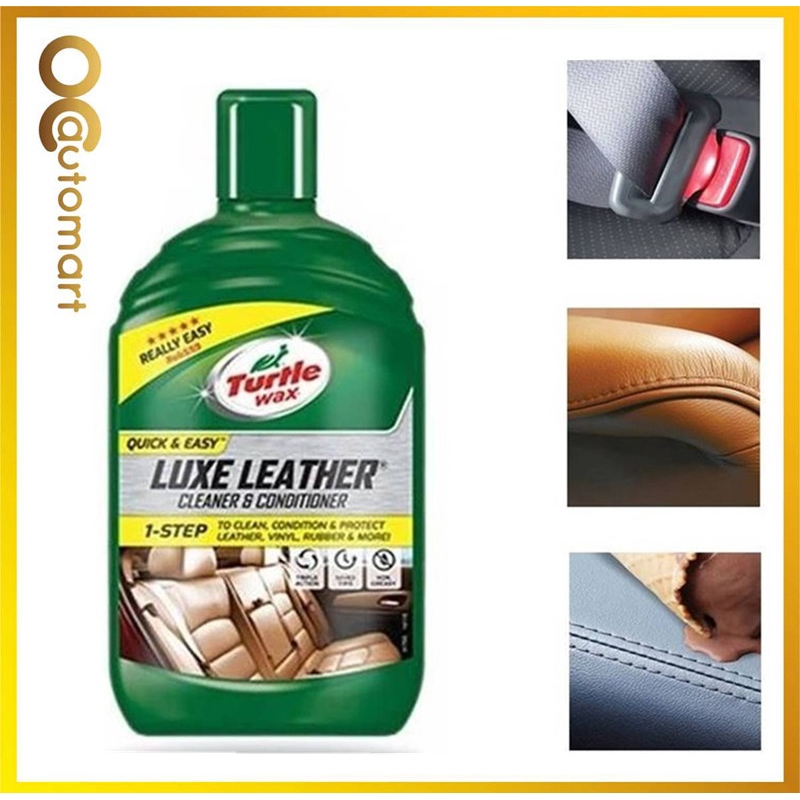 TURTLE WAX LEATHER CLEANER 500ml -One step to clean,restore and protect