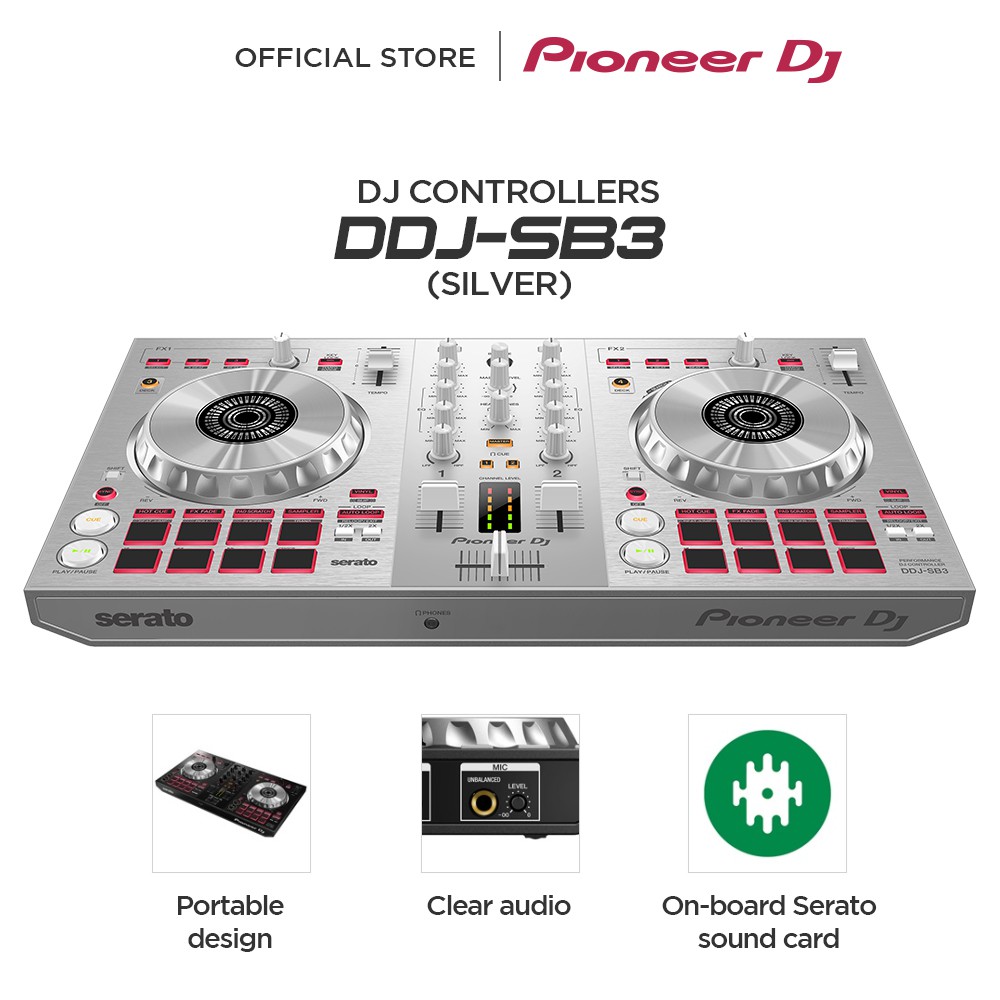 Pioneer Dj Ddj Sb3 4 Deck Serato Dj Controller Shopee Malaysia