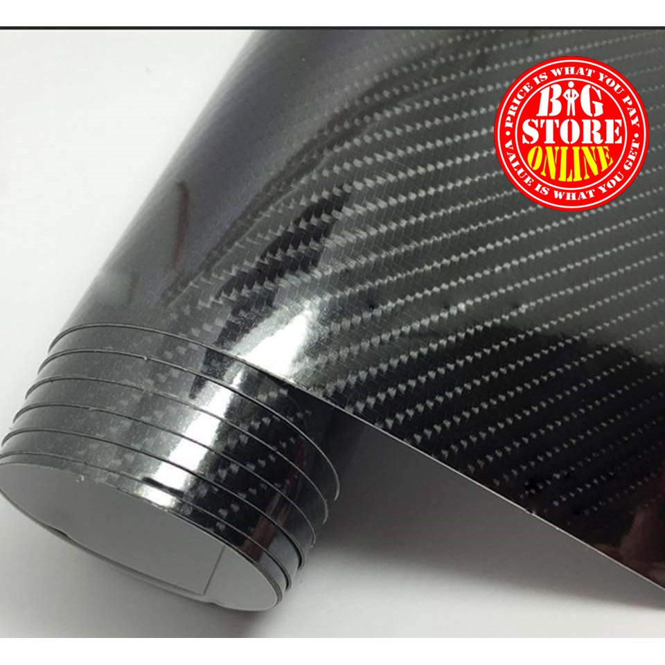 5D 6D carbon fiber vinyl film/ carbon fibre sticker car sticker 6D ...