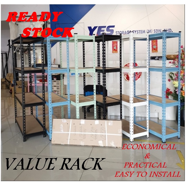 Value Rack 2 In 1 ( H ) 145cm x ( D ) 30cm x ( L ) 60cm/90cm x 4Levels