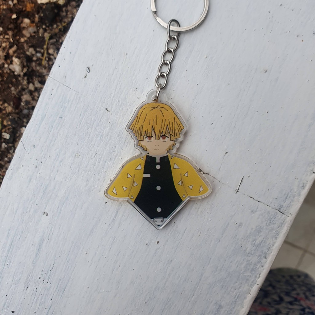 Zenitsu Agatsuma Keychain Demon Slayer Merchandise Shopee Malaysia