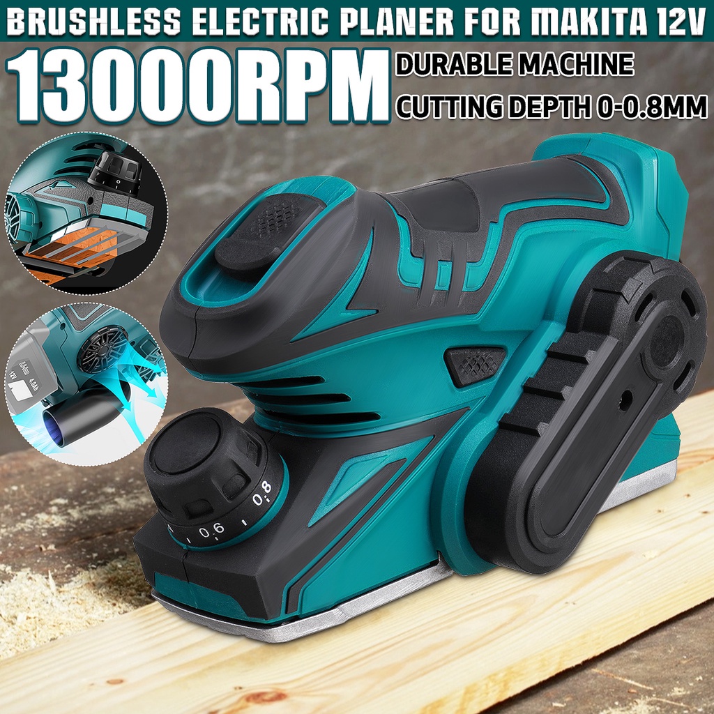 13000r/min 12V Cordless Brushless Electric Planer with Wrench Handheld