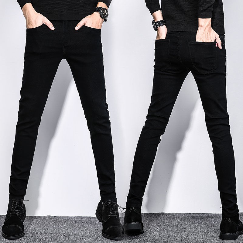 mens slim black jeans