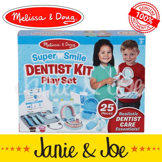 melissa and doug dentist kit play set