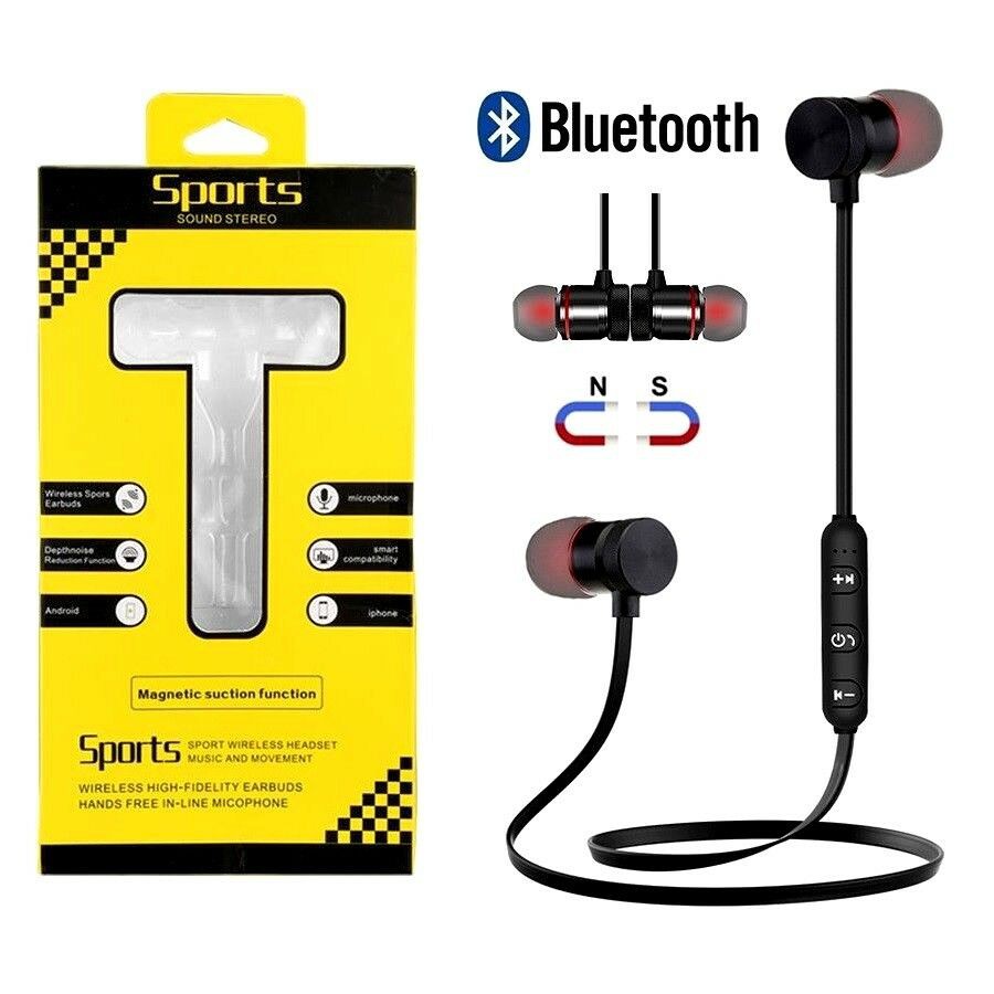 Sports Sound Stereo Headset Wireless Earphones Shopee Malaysia