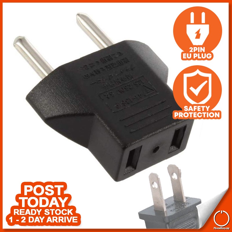 Adapter Converter US Input to EU Malaysia Output Round Plug Socket Travel Household China Plug To Malaysia Plug