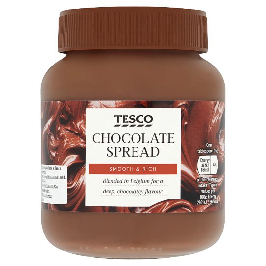Tesco Chocolate / Hazelnut Chocolate Spread 400g Shopee Malaysia