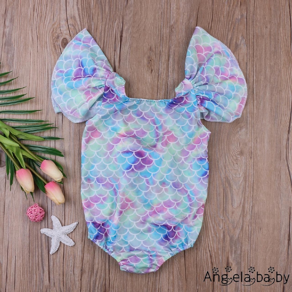 baby girl mermaid bathing suit