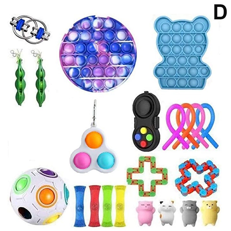 Sensory Toys Set for Stress and Details about   39 Pack Fidget Toys Bundle for Kids and Adults 