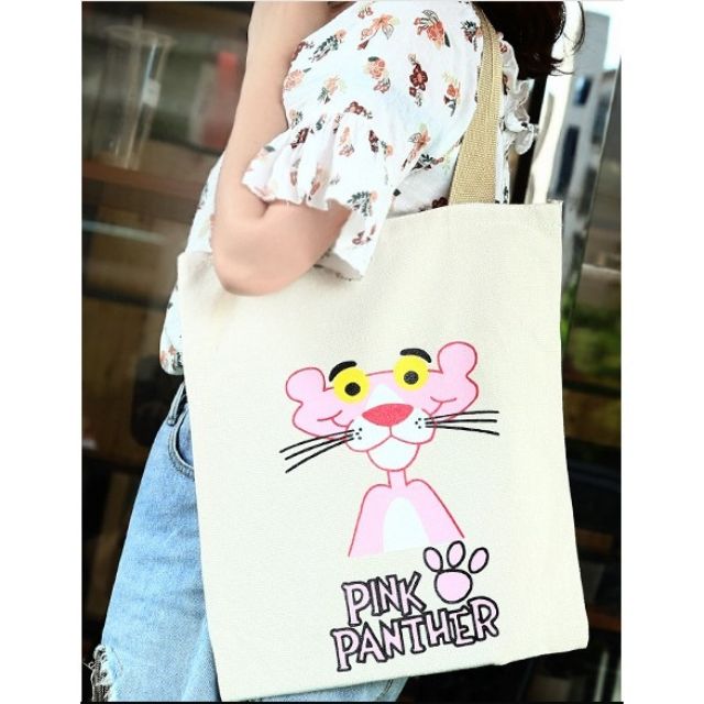 pink panther tote bag