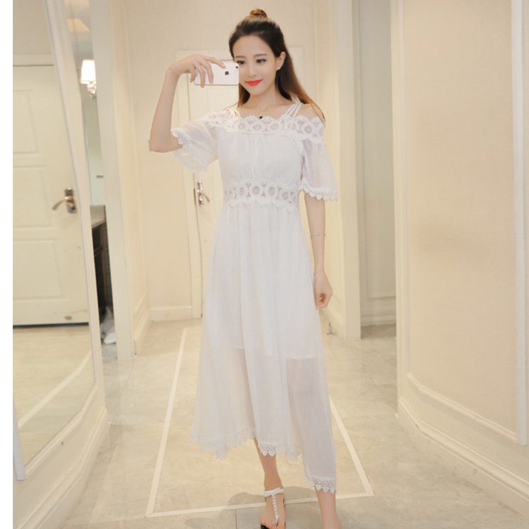 coast off the shoulder dress