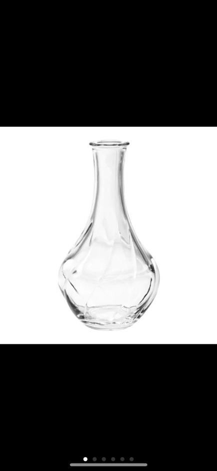 Viljestark Flower Plant Vase Clear Glass 17 Cm Shopee Malaysia