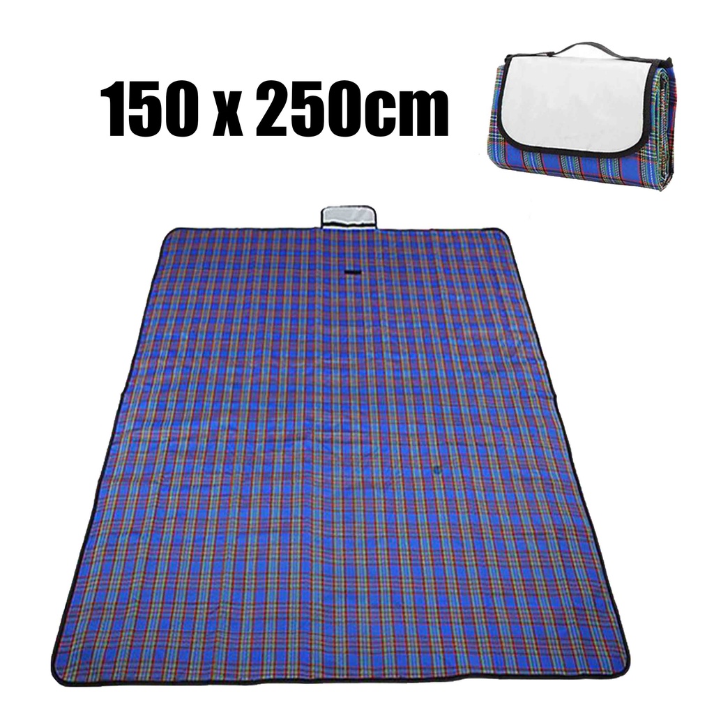 268 Extra Large Thick Outdoor Picnic Mat Bag Picnic Pad Camping Blanket Waterproof Foldable Lightweight
