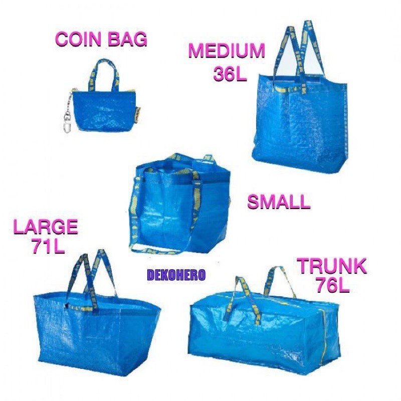 IKEA Bag Recycle Shopping Bag Shopee Malaysia