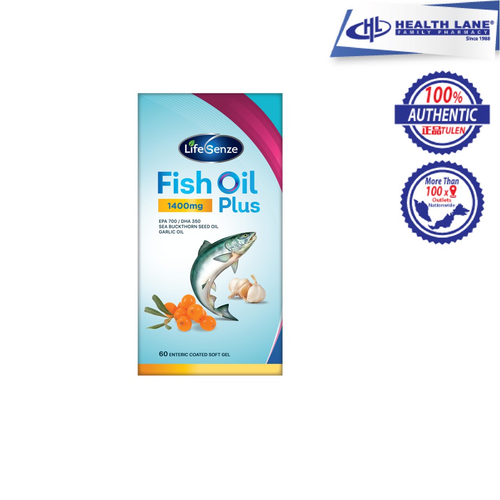 Hlp Lifesenze Fish Oil 1400mg Plus 60 S Malaysia