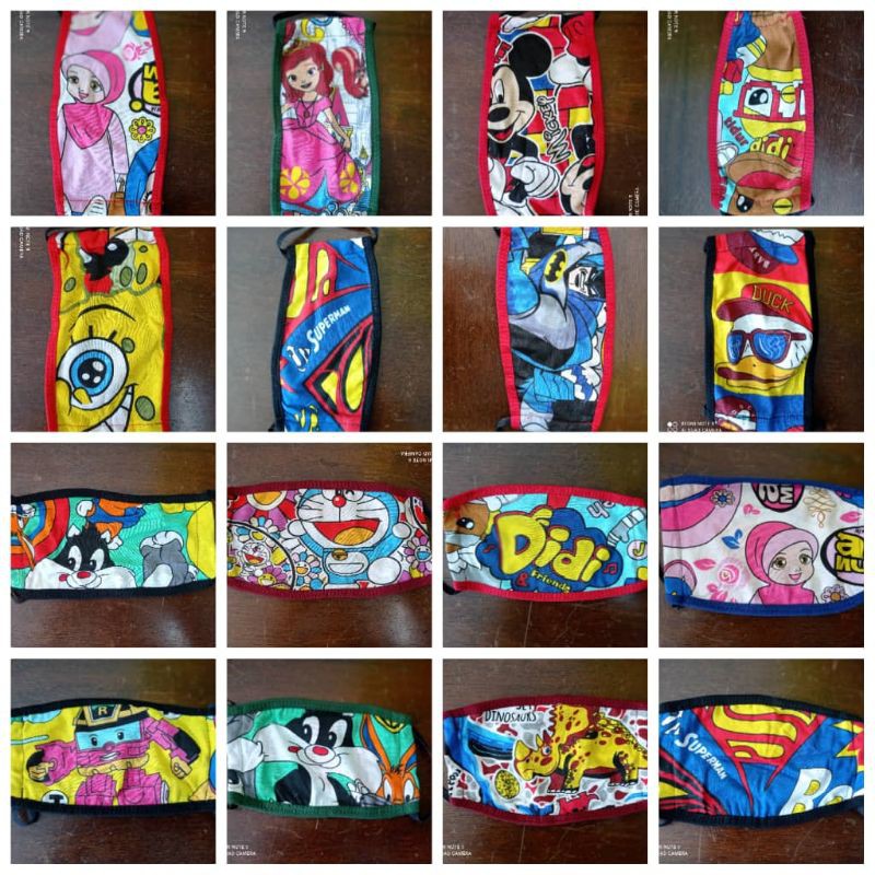  Mask  cotton kanak kanak  kids Mask  Cartoon Mask  Shopee 