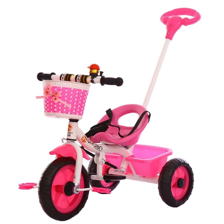 tricycle stroller with rubber wheels