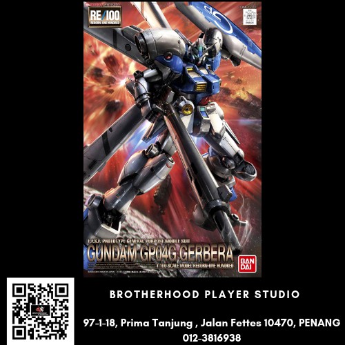 Bandai 1 100 Re 100 Gundam Gp04 Gerbera Shopee Malaysia