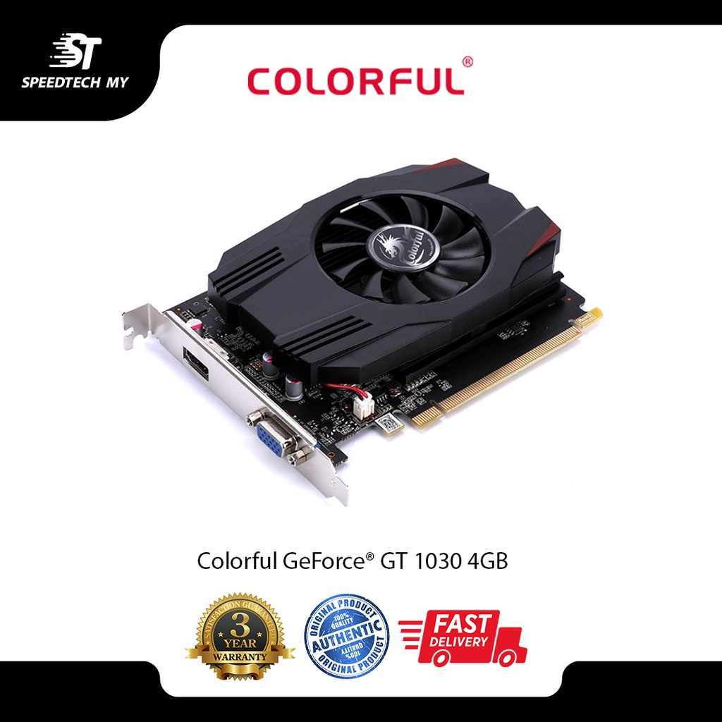 (Extra Wrapping) Colorful GeForce® GT 1030 4GB