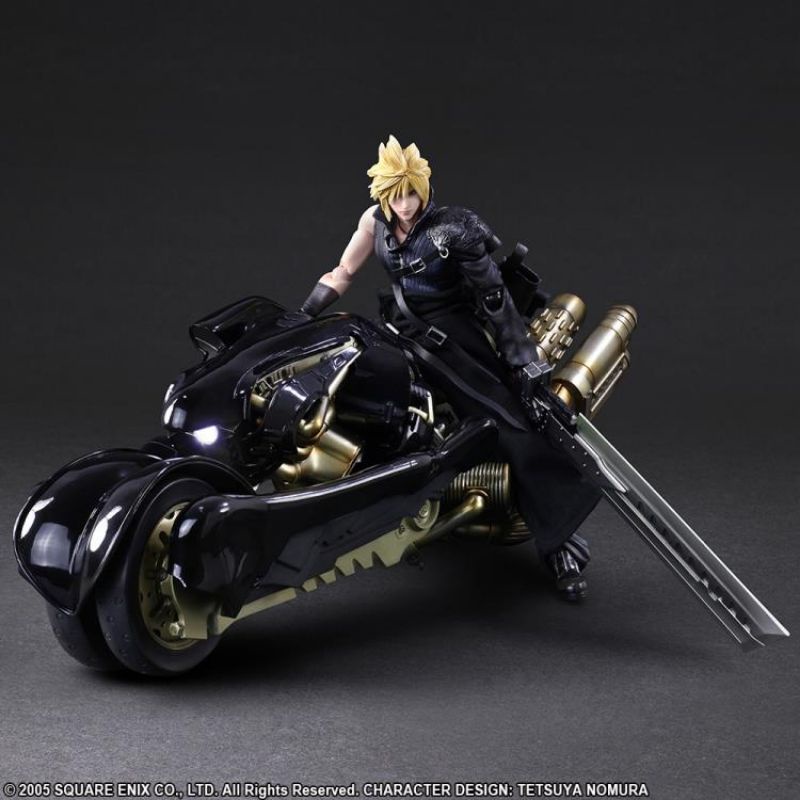 Final Fantasy VII: Advent Children Play Arts Kai Cloud Strife and Fenrir